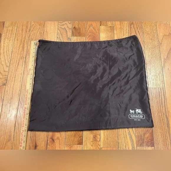 Vintage Coach Dust Bag Drawstring Purse Protective Cover Lot Used - Picture 4 of 9